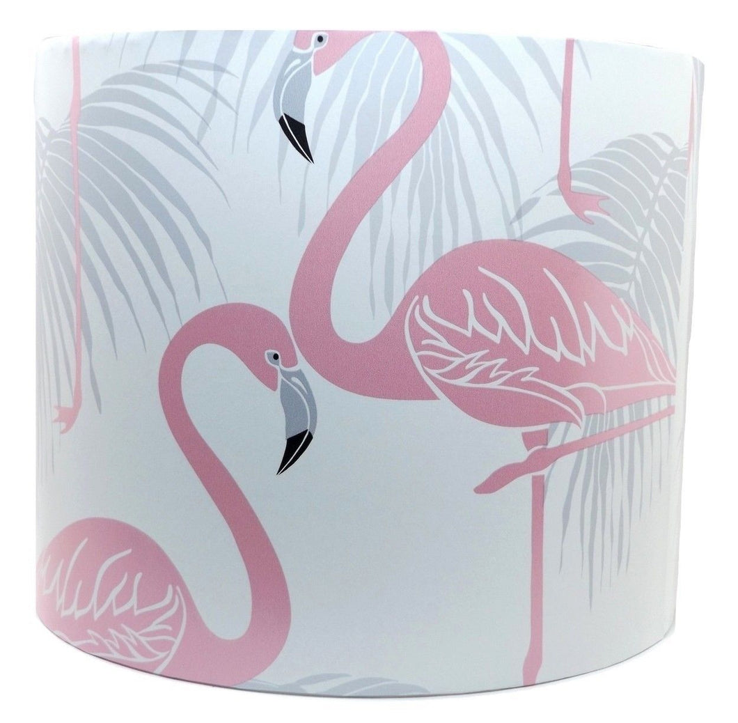 flamingo tropical drum lampshade