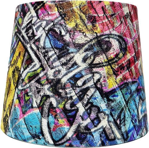 graffiti table lamp shade